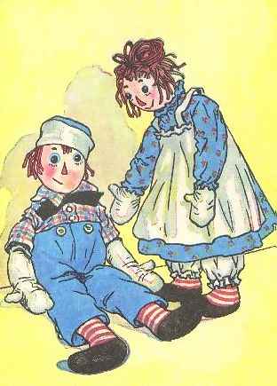 Raggedy Andy and Raggedy Ann