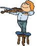 Boy with fiddle