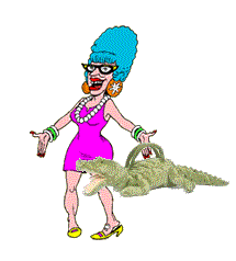 Lady with the Alligator Purse